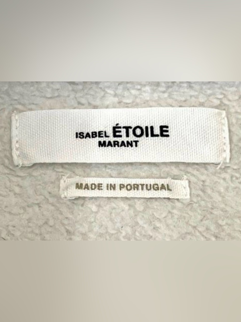 Isabel Marant Etoile Moby Flock Logo Crewneck Sweatshirt Size FR38 US6 w/COA - Picture 6 of 8